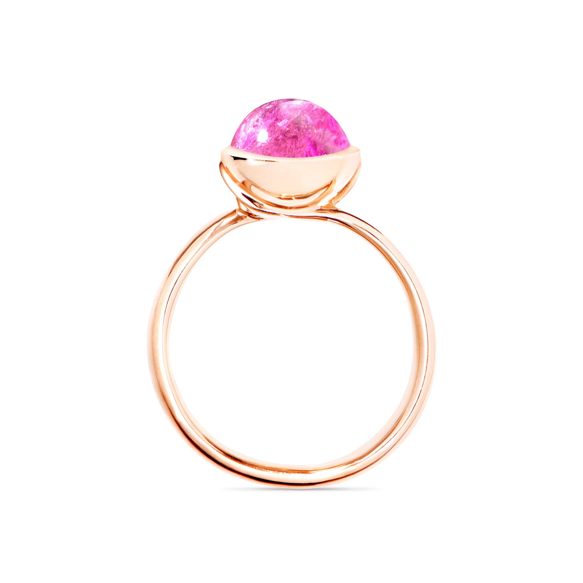 Tamara Comolli BOUTON Ring Small mit Turmalin (R-BOU-s-TuRo-rg) aus Roségold mit Turmalin