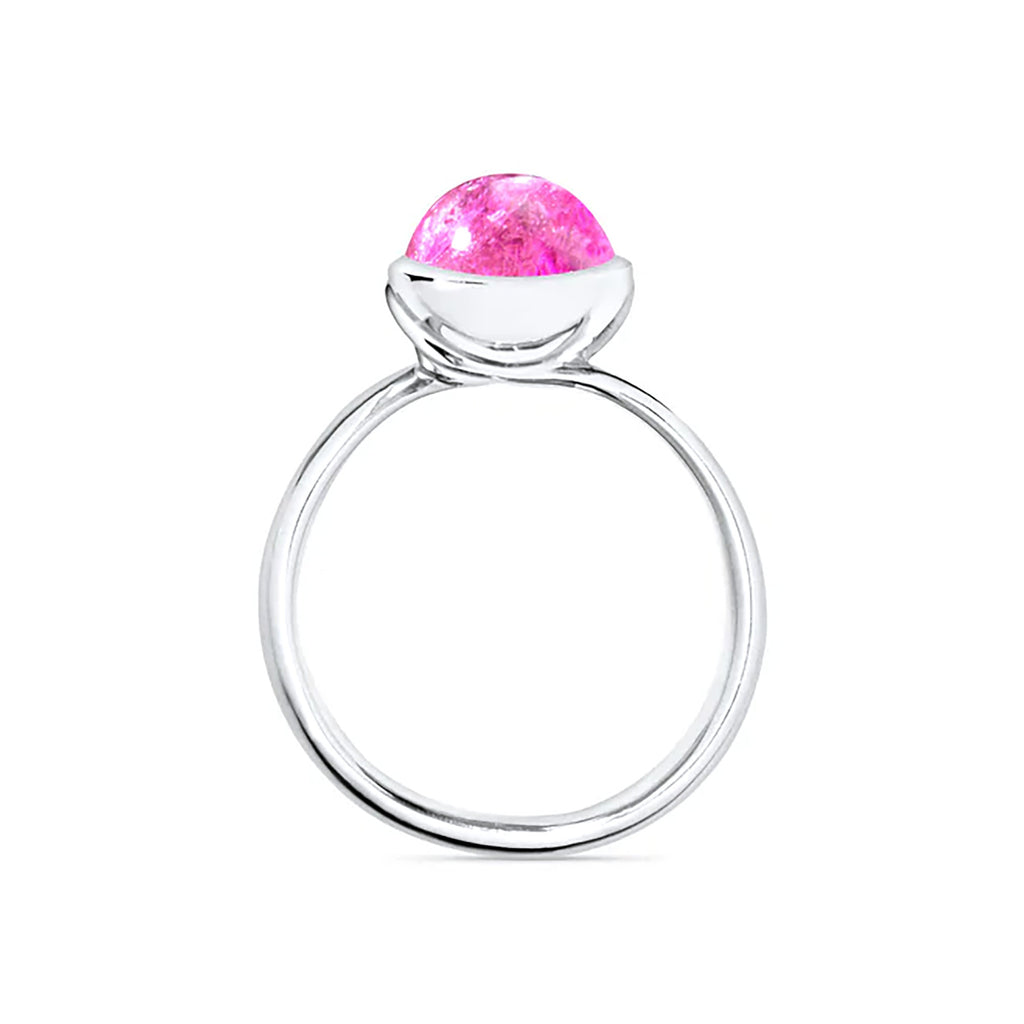 Tamara Comolli BOUTON Ring Small mit Turmalin (R-BOU-s-TuRo-wg) aus Weißgold mit Turmalin