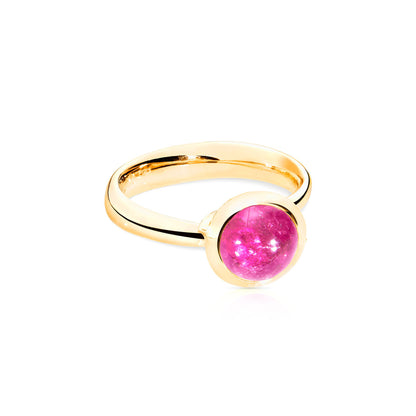 Tamara Comolli BOUTON Ring Small mit Turmalin (R-BOU-s-TuRo-yg) aus Gelbgold mit Turmalin