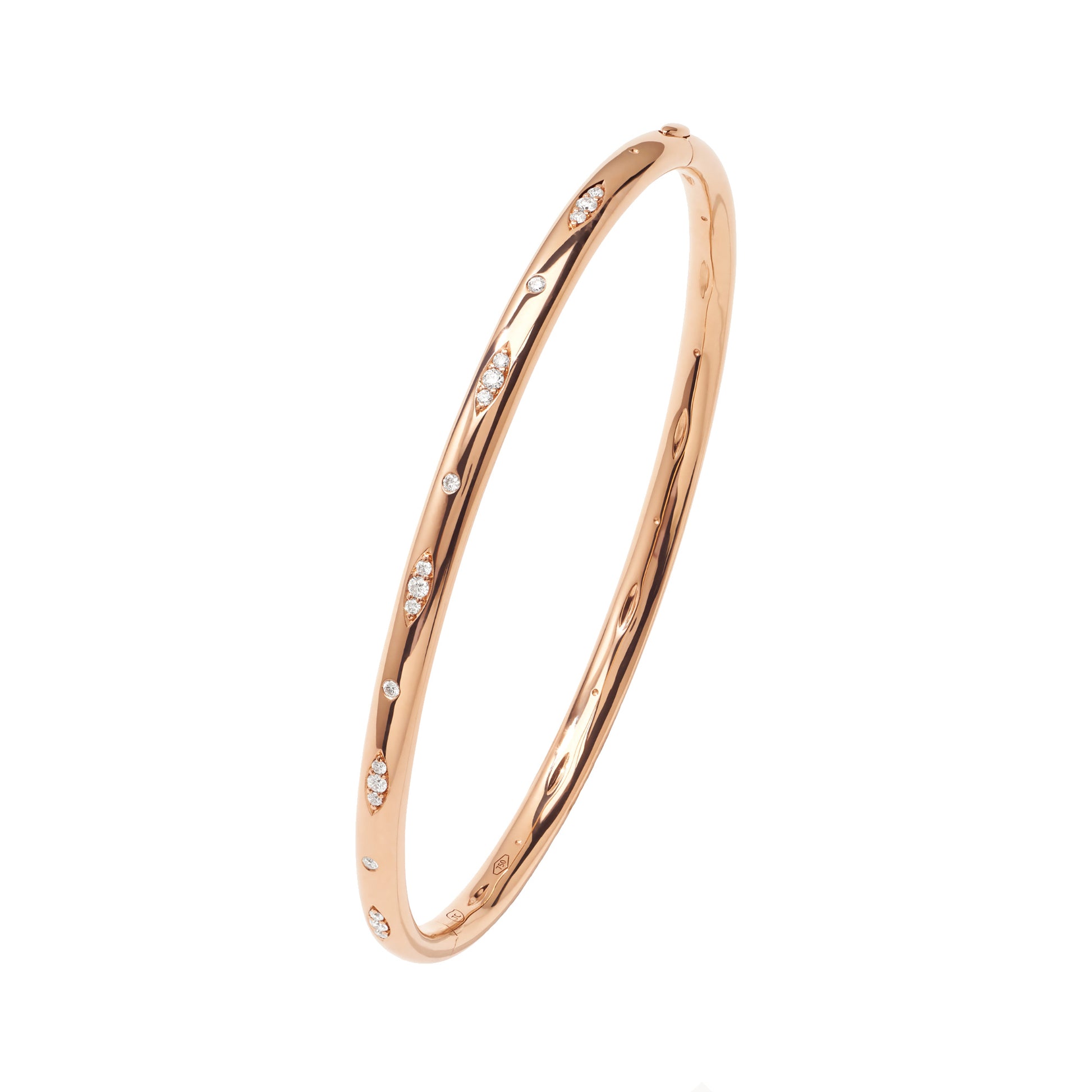 GYPSY Armspange 'Diamond Pavé', Roségold • Diamant von Tamara Comolli (BA-Gyp-p-16-rg)