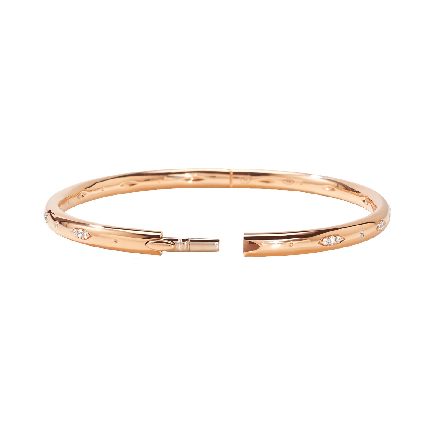 GYPSY Armspange 'Diamond Pavé', Roségold • Diamant von Tamara Comolli (BA-Gyp-p-19-rg)