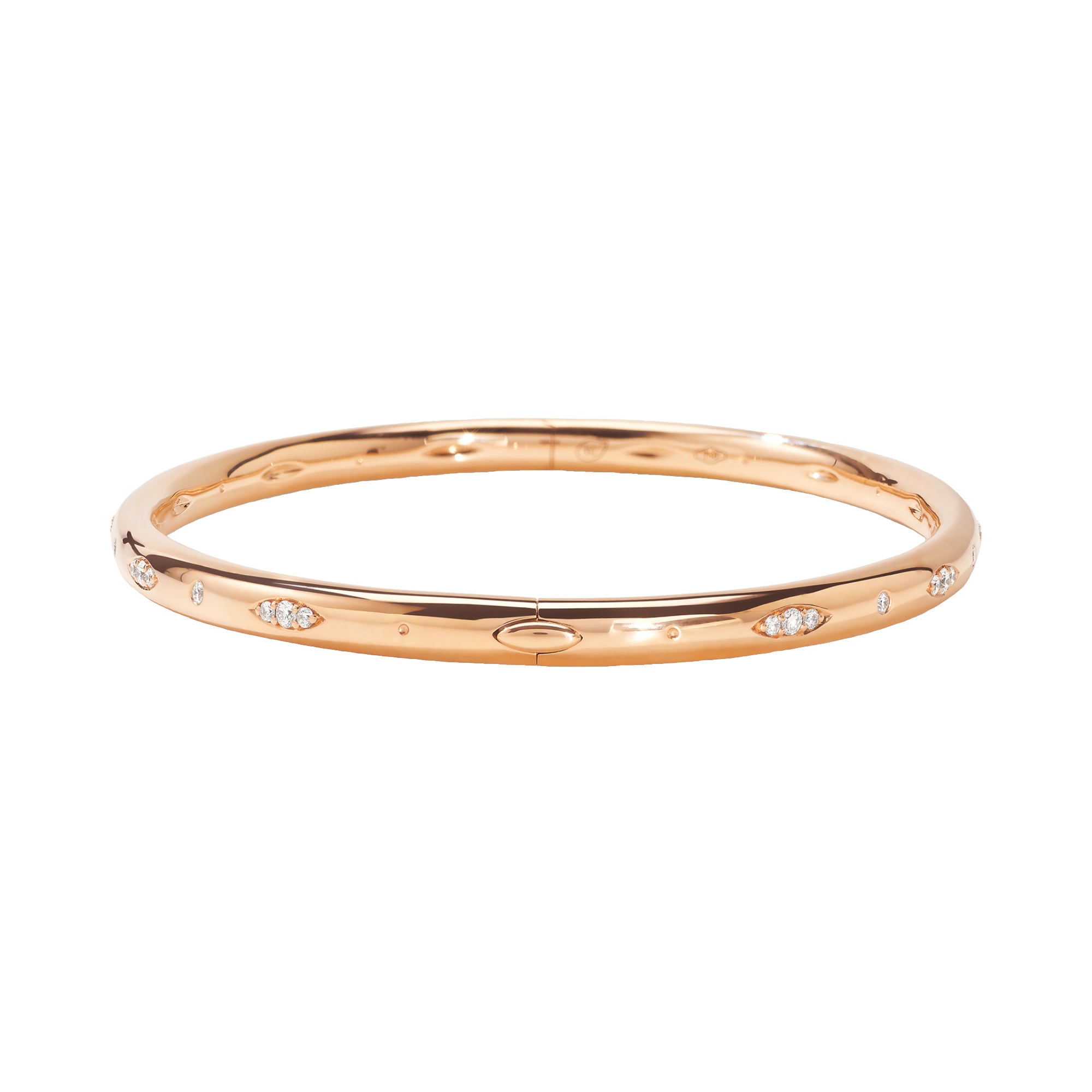 Tamara Comolli GYPSY Armspange mit Diamant-Pavé (BA-Gyp-p-16-rg) aus Roségold mit Diamant