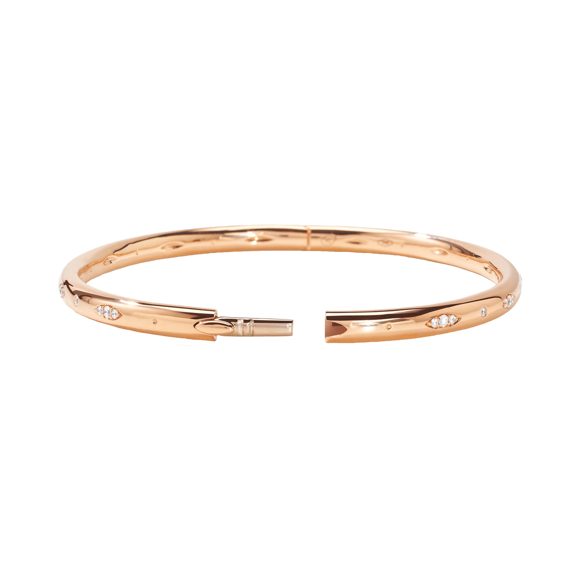 Tamara Comolli GYPSY Armspange mit Diamant-Pavé (BA-Gyp-p-16-rg) aus Roségold mit Diamant