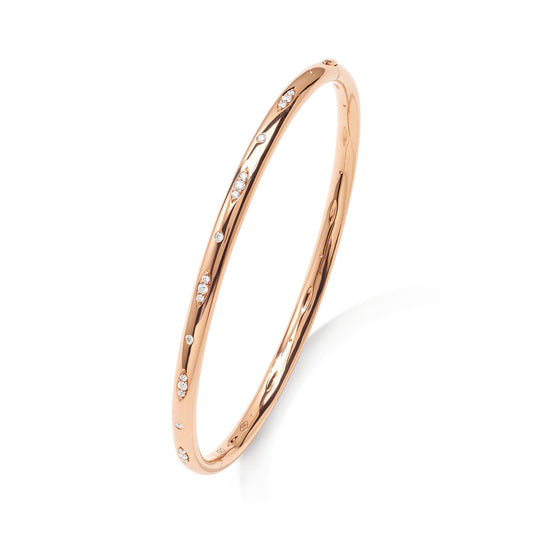 Tamara Comolli GYPSY Armspange mit Diamant-Pavé (BA-Gyp-p-17-rg) aus Roségold mit Diamant
