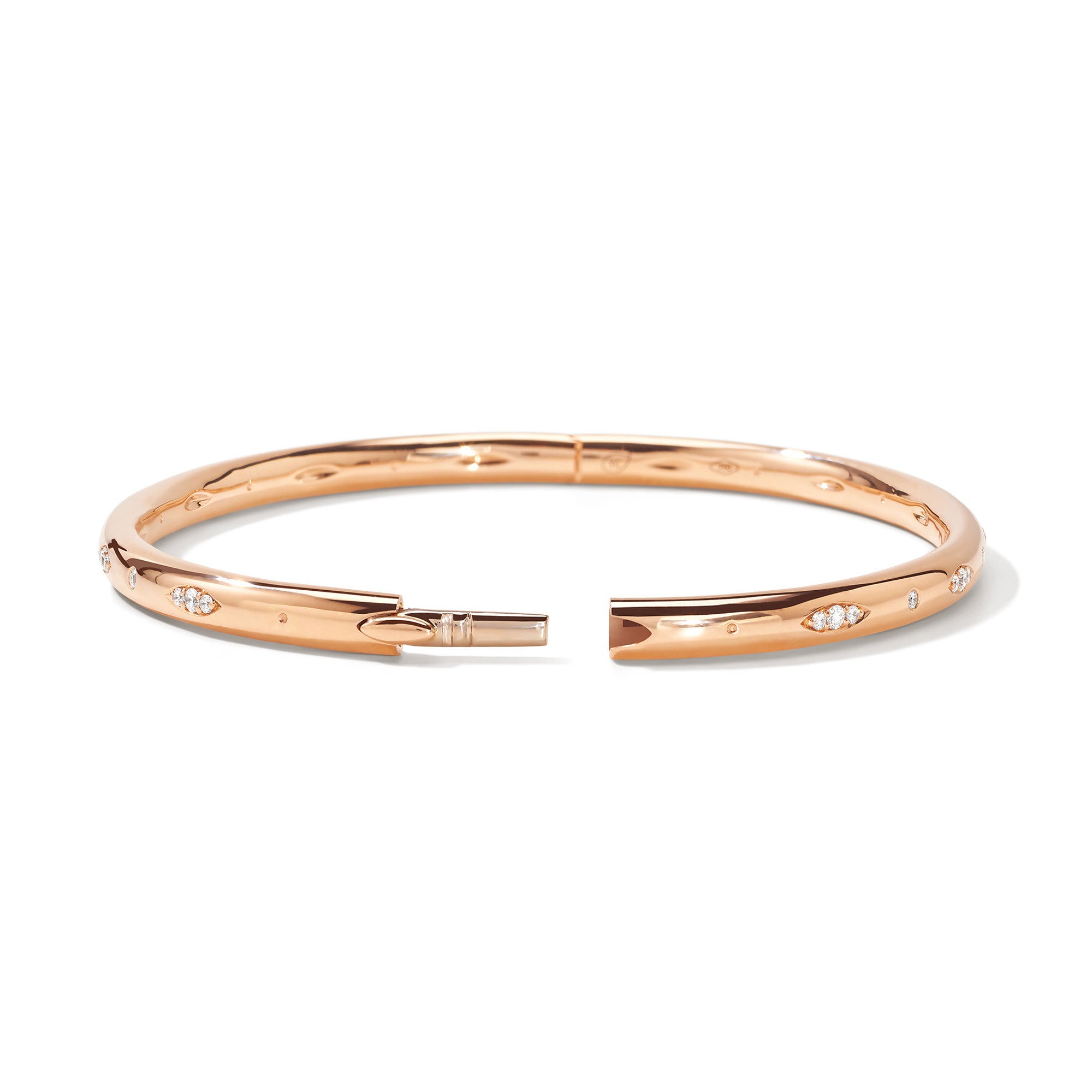 Tamara Comolli GYPSY Armspange mit Diamant-Pavé (BA-Gyp-p-17-rg) aus Roségold mit Diamant