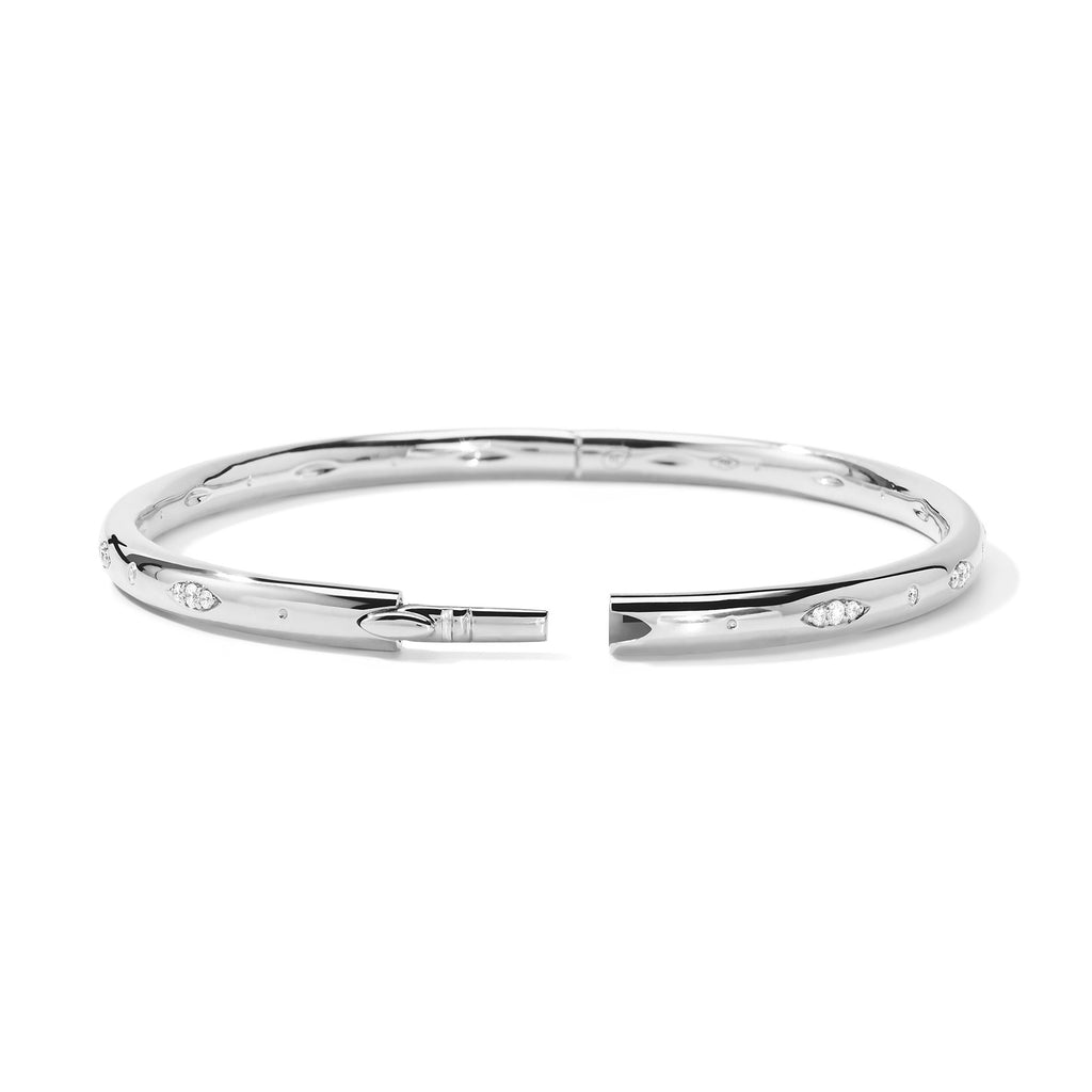 Tamara Comolli GYPSY Armspange mit Diamant-Pavé (BA-Gyp-p-17-wg) aus Weißgold mit Diamant