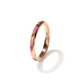 Tamara Comolli GYPSY Bandring Pavé 'Blush' (R-Gyp-B-BluP-rg) aus Roségold mit Diamant und Saphir