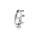 Tamara Comolli GYPSY Crown Drop Cut Ring 'Classic' (R-Gyp-C-Dr-Cl-wg) aus Weißgold mit Diamant