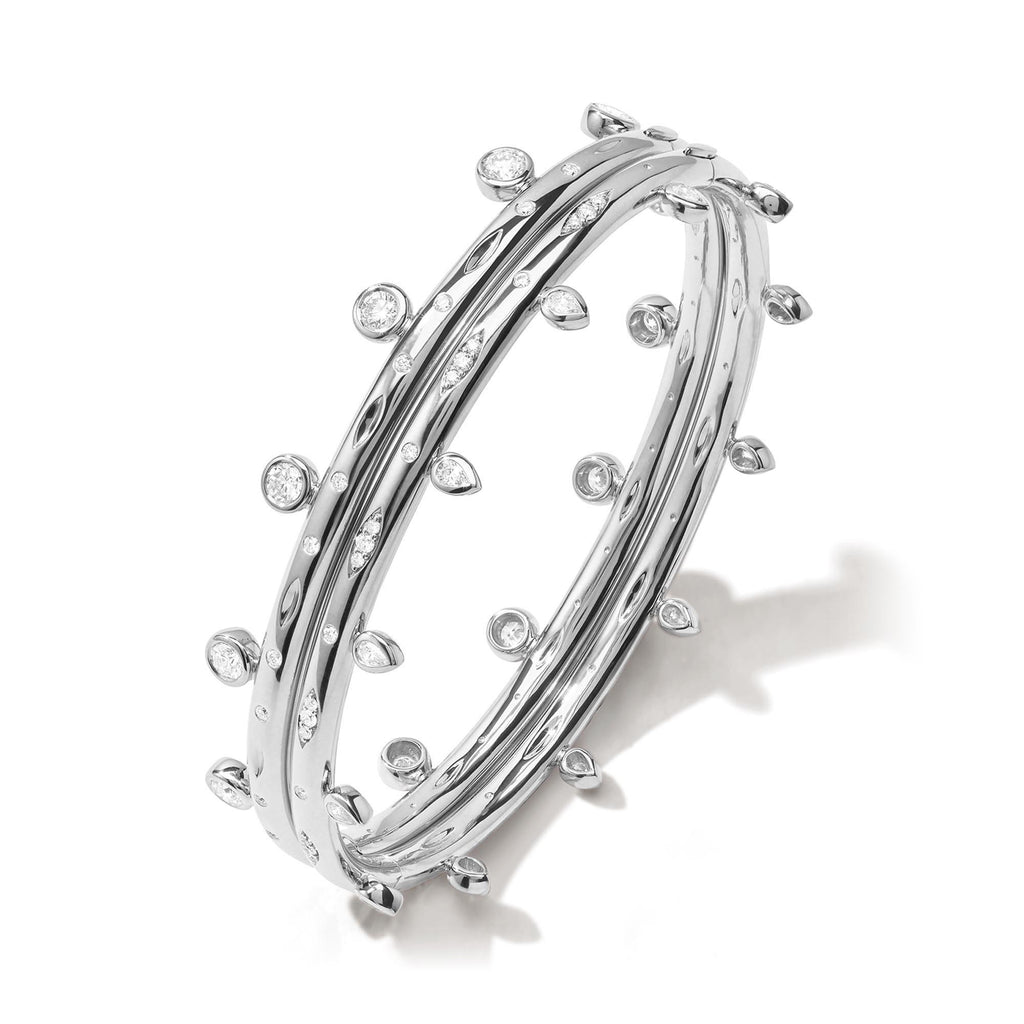Tamara Comolli GYPSY Drop Armspange mit Diamanten (BA-Gyp-Dr-17-wg) aus Weißgold mit Diamant