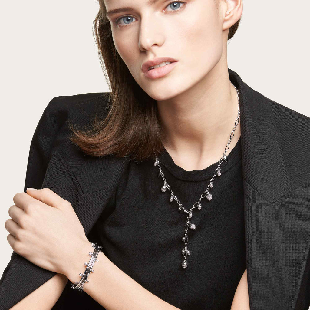 Tamara Comolli GYPSY Drop Armspange mit Diamanten (BA-Gyp-Dr-17-wg) aus Weißgold mit Diamant