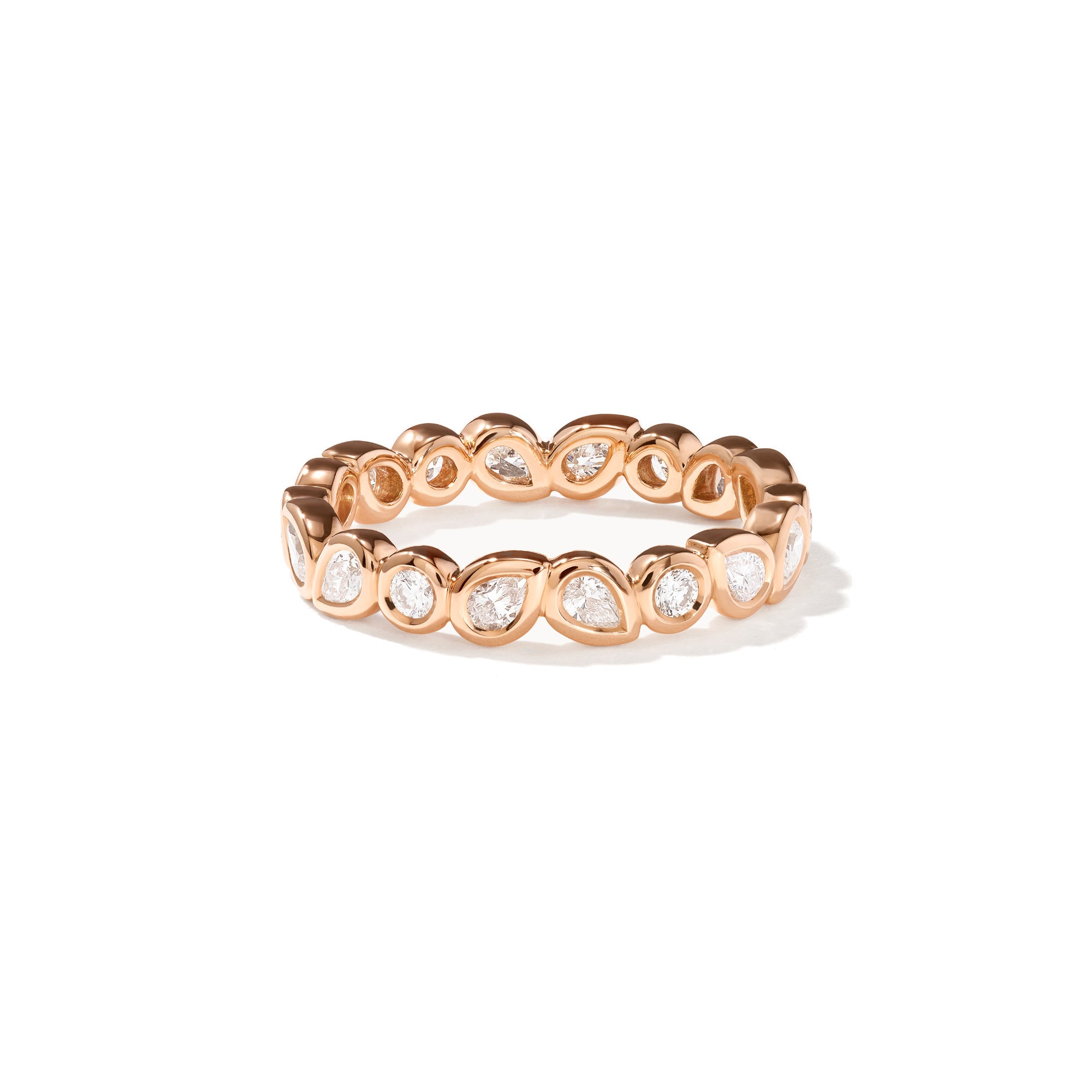 Tamara Comolli GYPSY Memoire-Ring 'Classic' (R-Gyp-Mem-Cl-rg) aus Roségold mit Diamant