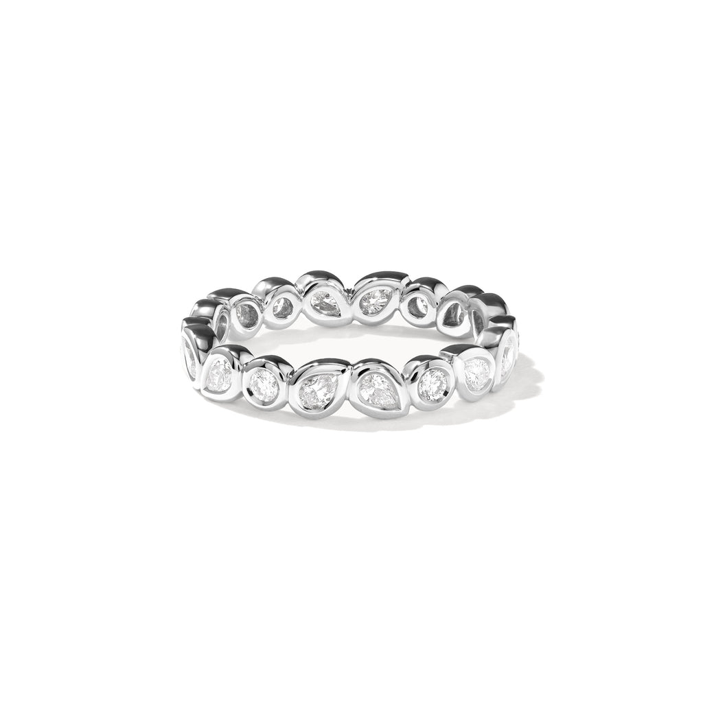 Tamara Comolli GYPSY Memoire-Ring 'Classic' (R-Gyp-Mem-Cl-wg) aus Weißgold mit Diamant