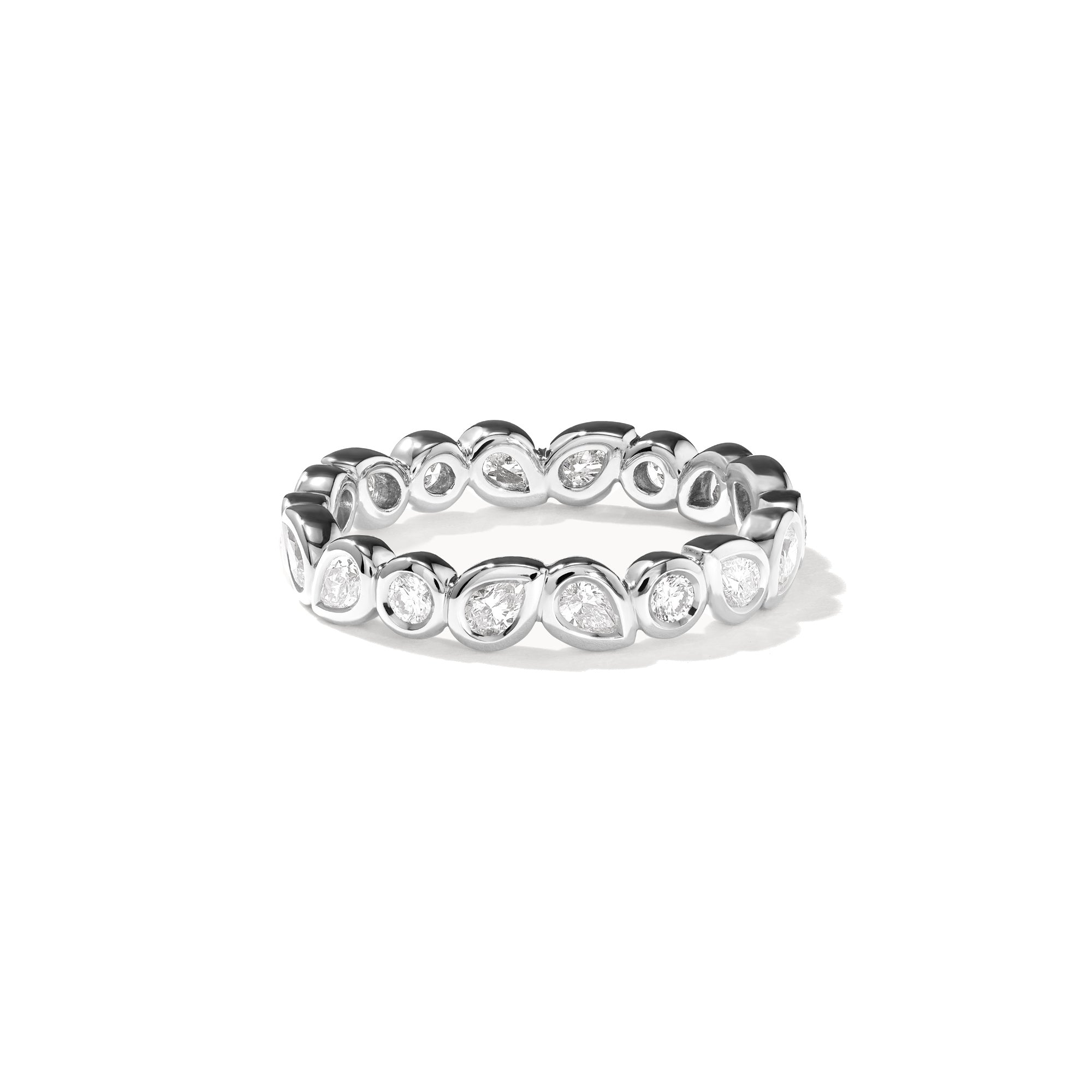 Tamara Comolli GYPSY Memoire-Ring 'Classic' (R-Gyp-Mem-Cl-wg) aus Weißgold mit Diamant
