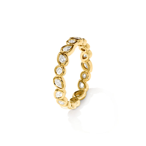 Tamara Comolli GYPSY Memoire-Ring 'Classic' (R-Gyp-Mem-Cl-yg) aus Gelbgold mit Diamant