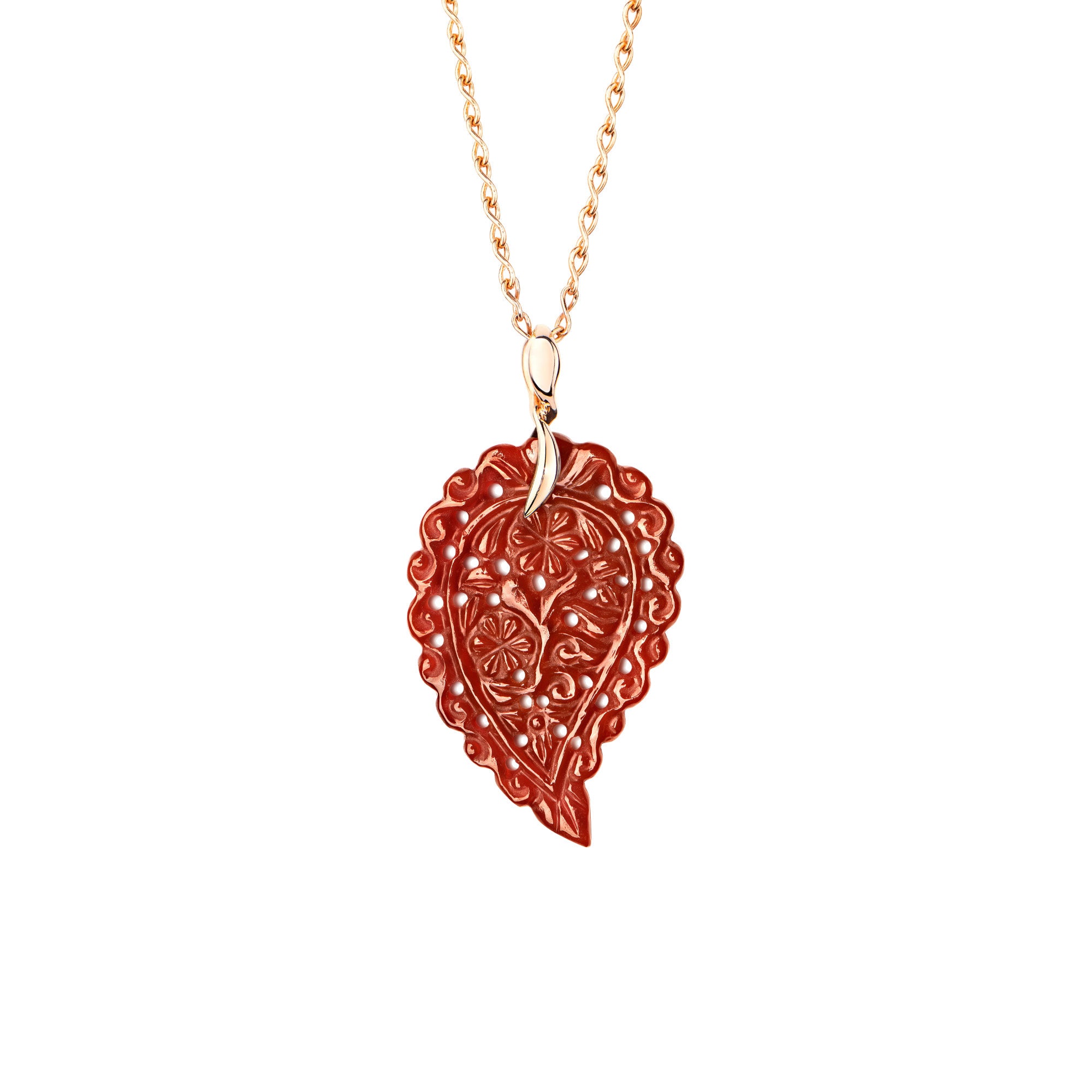 Tamara Comolli INDIA Anhänger mit Onyx Medium (P-IND-m-Ter-rg) aus Roségold mit Onyx