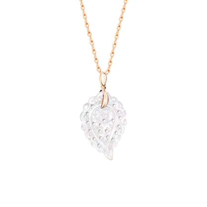 Tamara Comolli INDIA Anhänger mit Perlmutt Small (P-IND-s-MPw-rg) aus Roségold mit Perlmutt