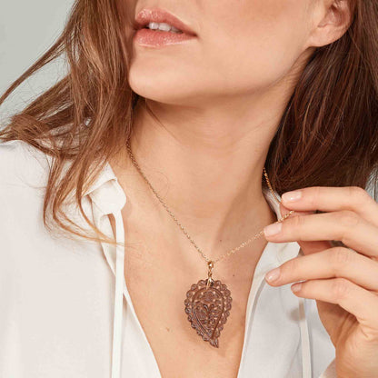 Tamara Comolli INDIA Anhänger mit Rauchquarz Medium (P-IND-m-Smo-rg) aus Roségold mit Rauchquarz