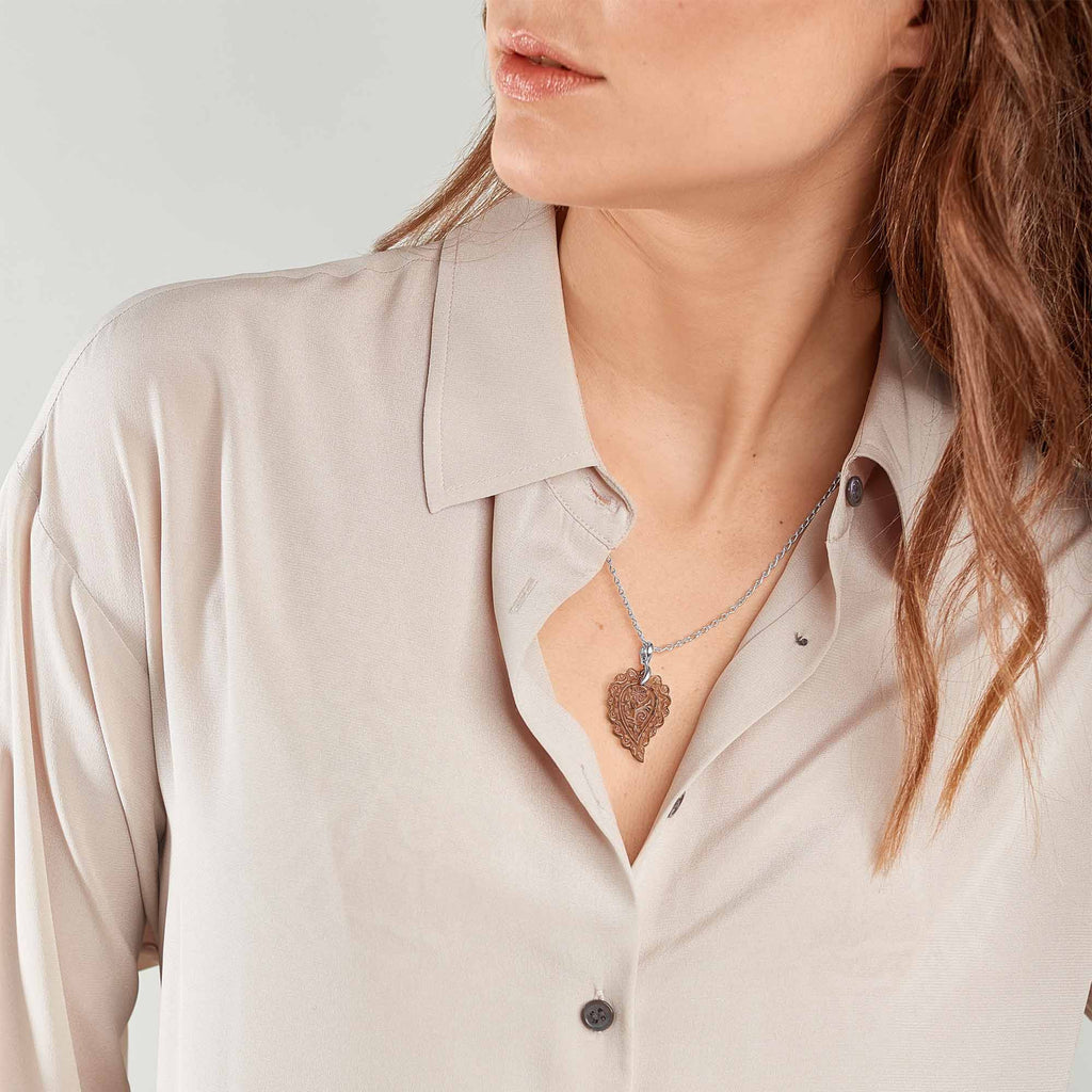 Tamara Comolli INDIA Anhänger mit Rauchquarz Small (P-IND-s-Smo-wg) aus Weißgold mit Rauchquarz