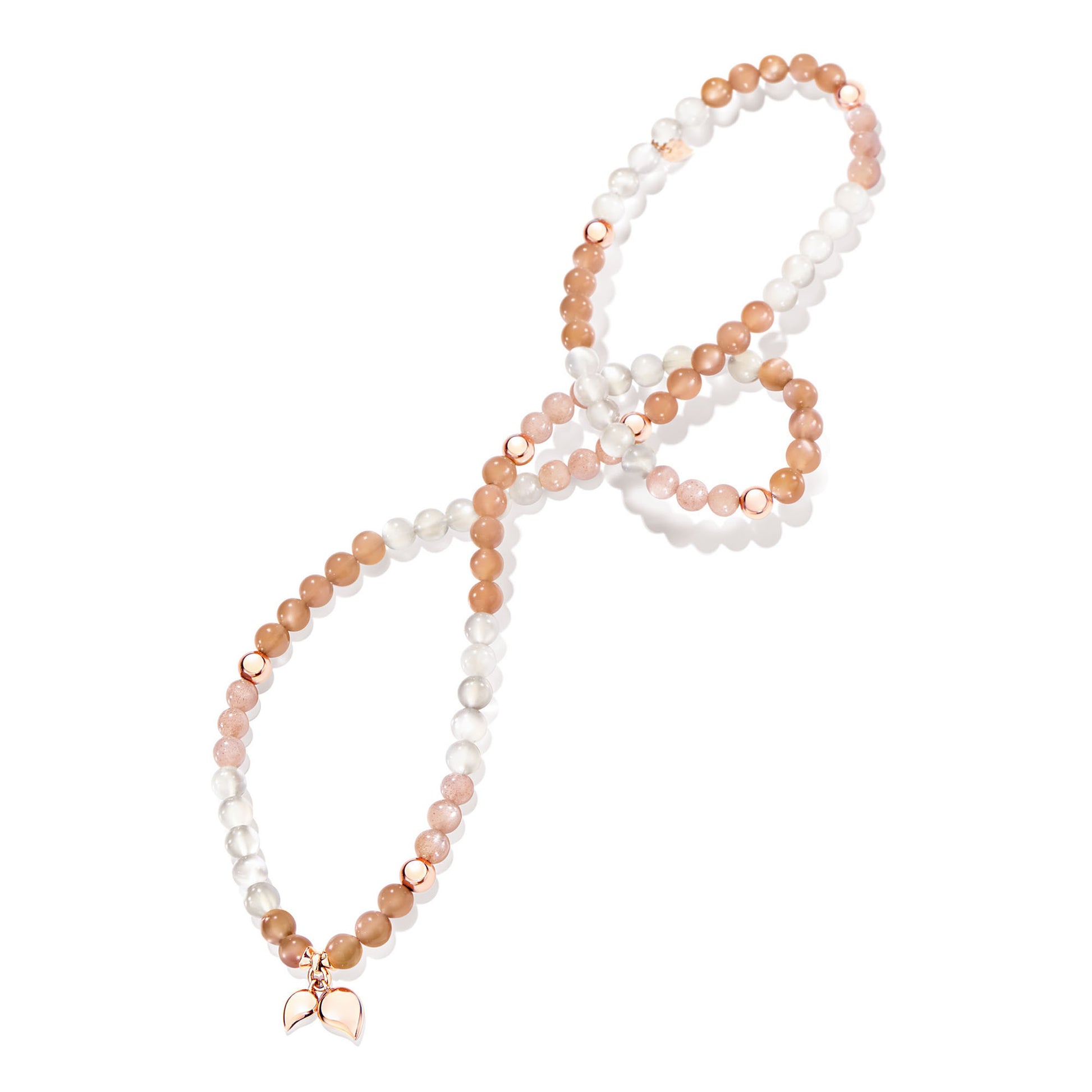 Tamara Comolli INDIA Armband 'Camel' Medium (B-IND-Camel-m-rg) aus Roségold mit Mondstein
