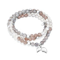 Tamara Comolli INDIA Armband 'Cashmere' Medium (B-IND-Cas-m-wg) aus Weißgold mit Mondstein