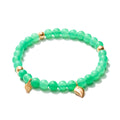 Tamara Comolli INDIA Armband mit Chrysoprase Medium (B-IND-Chry-1-m-rg) aus Roségold mit Chrysopras