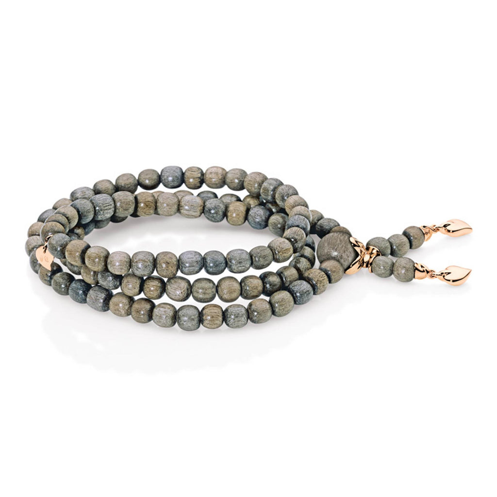 Tamara Comolli INDIA Armband mit Greywood Medium (B-IND-GW-m-rg) aus Roségold