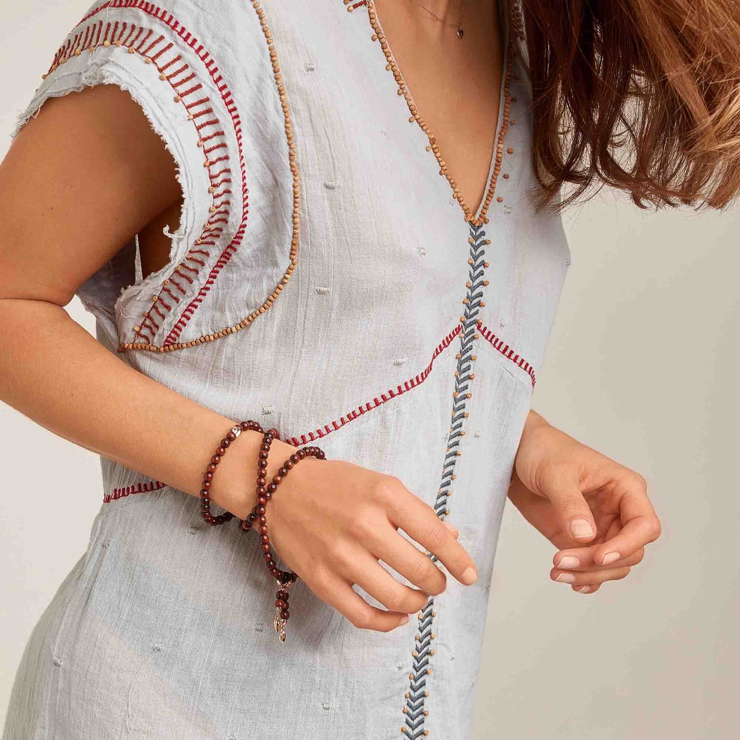 Tamara Comolli INDIA Armband mit Snakewood Medium (B-IND-SW-m-rg) aus Roségold