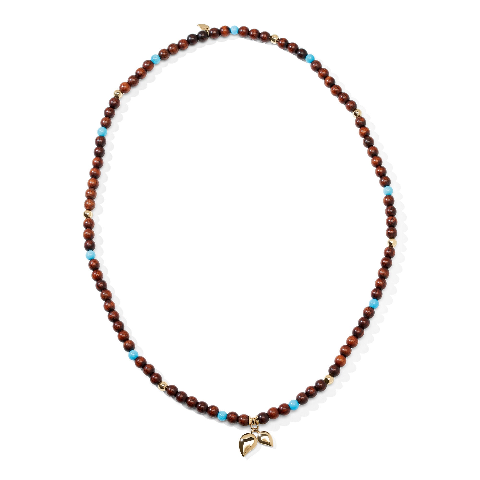 Tamara Comolli INDIA Armband mit Snakewood und Türkis Medium (B-IND-SWTur-3-m-yg) aus Gelbgold mit Türkis