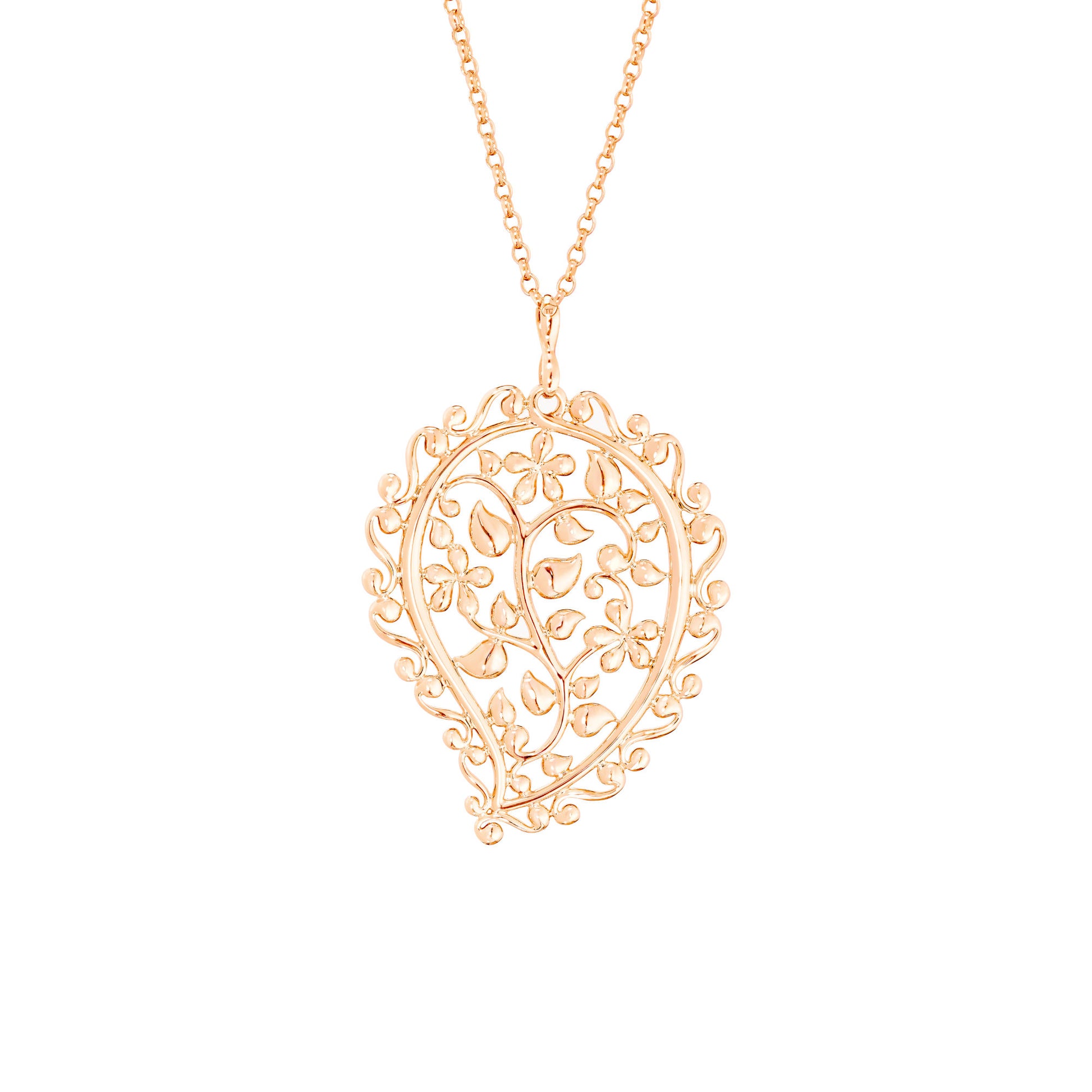 Tamara Comolli INDIA Dream Anhänger 'Candy' (P-IND-Dre-Can-rg) aus Roségold mit Diamant, Rubin, Saphir und Tsavorit