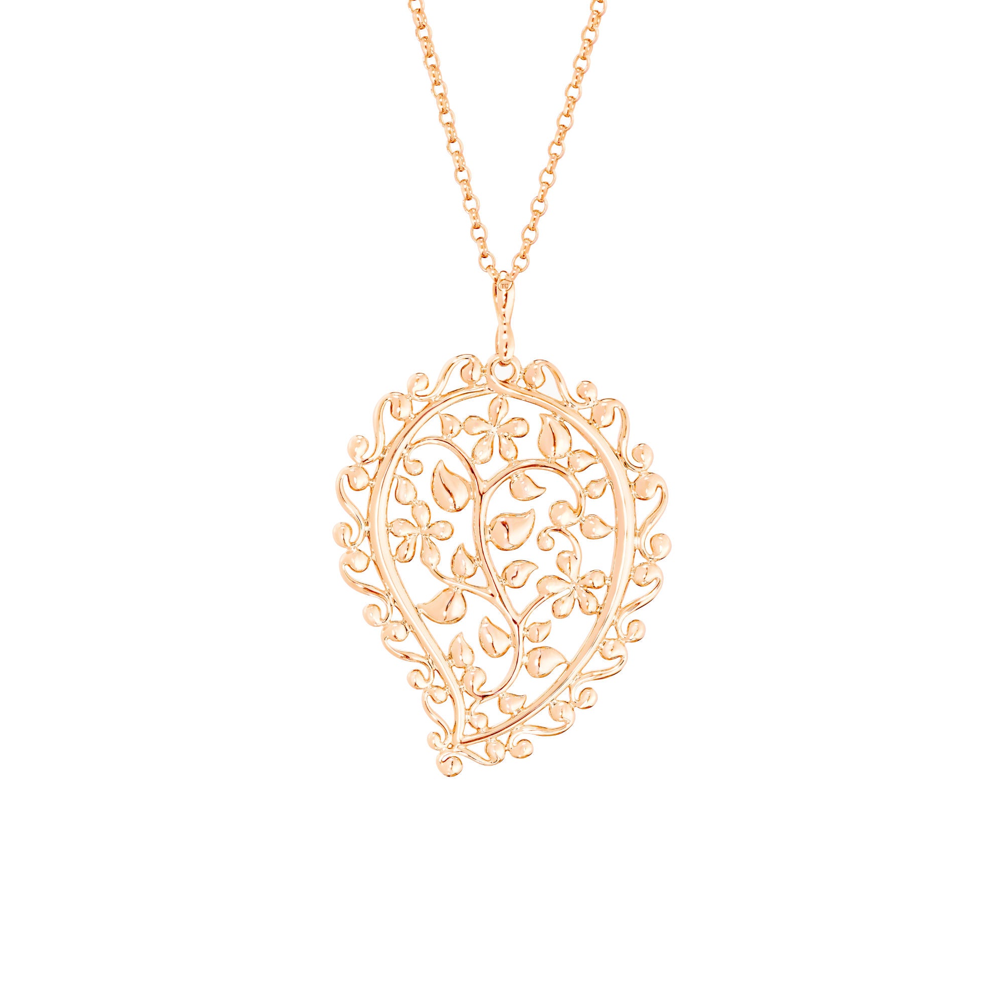 Tamara Comolli INDIA Dream Anhänger 'Candy' (P-IND-Dre-Can-rg) aus Roségold mit Diamant, Rubin, Saphir und Tsavorit