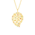 Tamara Comolli INDIA Dream Anhänger 'Candy' (P-IND-Dre-Can-yg) aus Gelbgold mit Diamant, Rubin, Saphir und Tsavorit