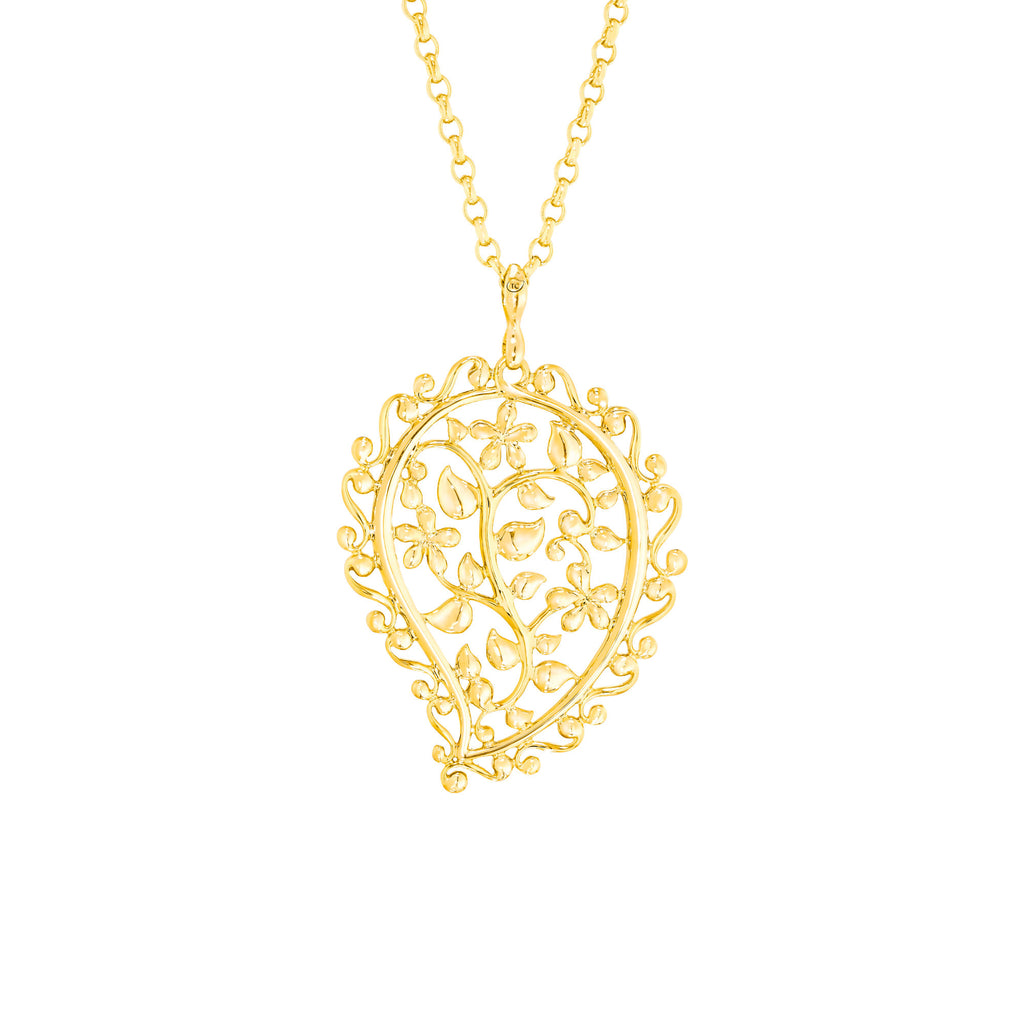 Tamara Comolli INDIA Dream Anhänger 'Candy' (P-IND-Dre-Can-yg) aus Gelbgold mit Diamant, Rubin, Saphir und Tsavorit