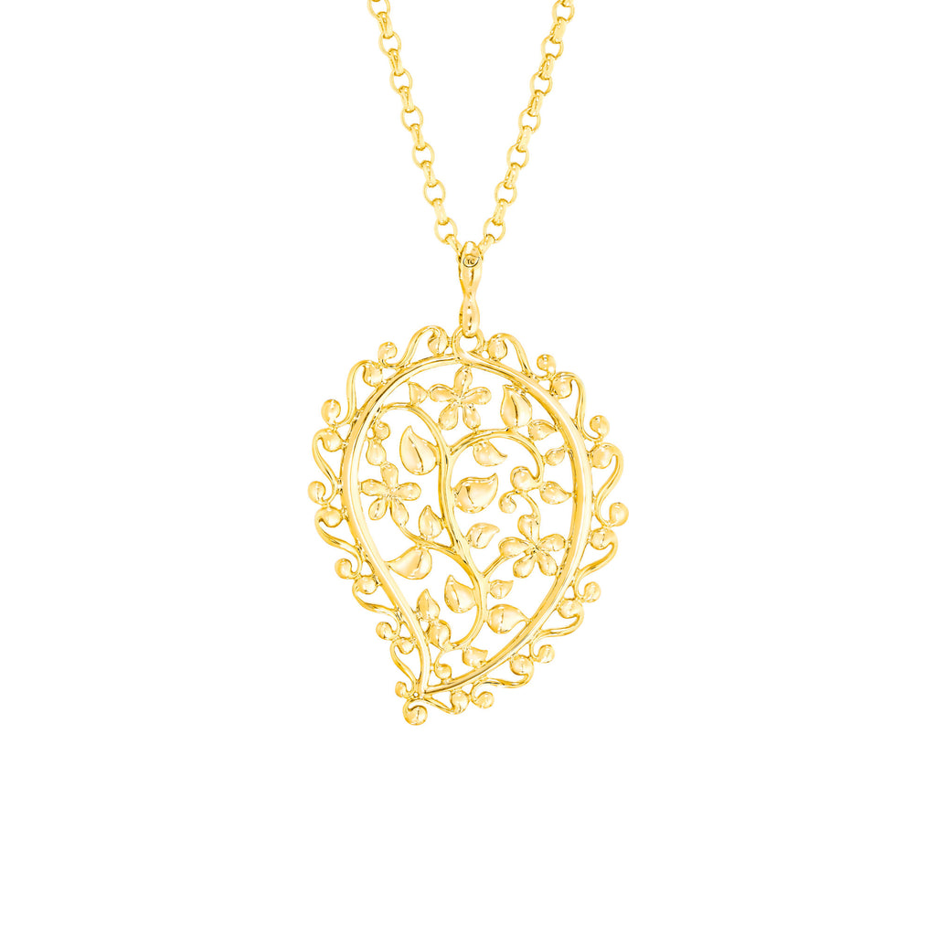 Tamara Comolli INDIA Dream Anhänger (P-IND-Dre-Cl-yg) aus Gelbgold mit Diamant