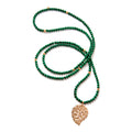 Tamara Comolli INDIA Dream Halskette mit Malachite (N-IND-Mal-Dre-rg) aus Roségold mit Malachit