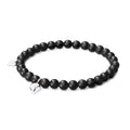 Tamara Comolli INDIA Drop Armband mit Ebenholz Medium (B-IND-EW-Dr-m-wg) aus Weißgold