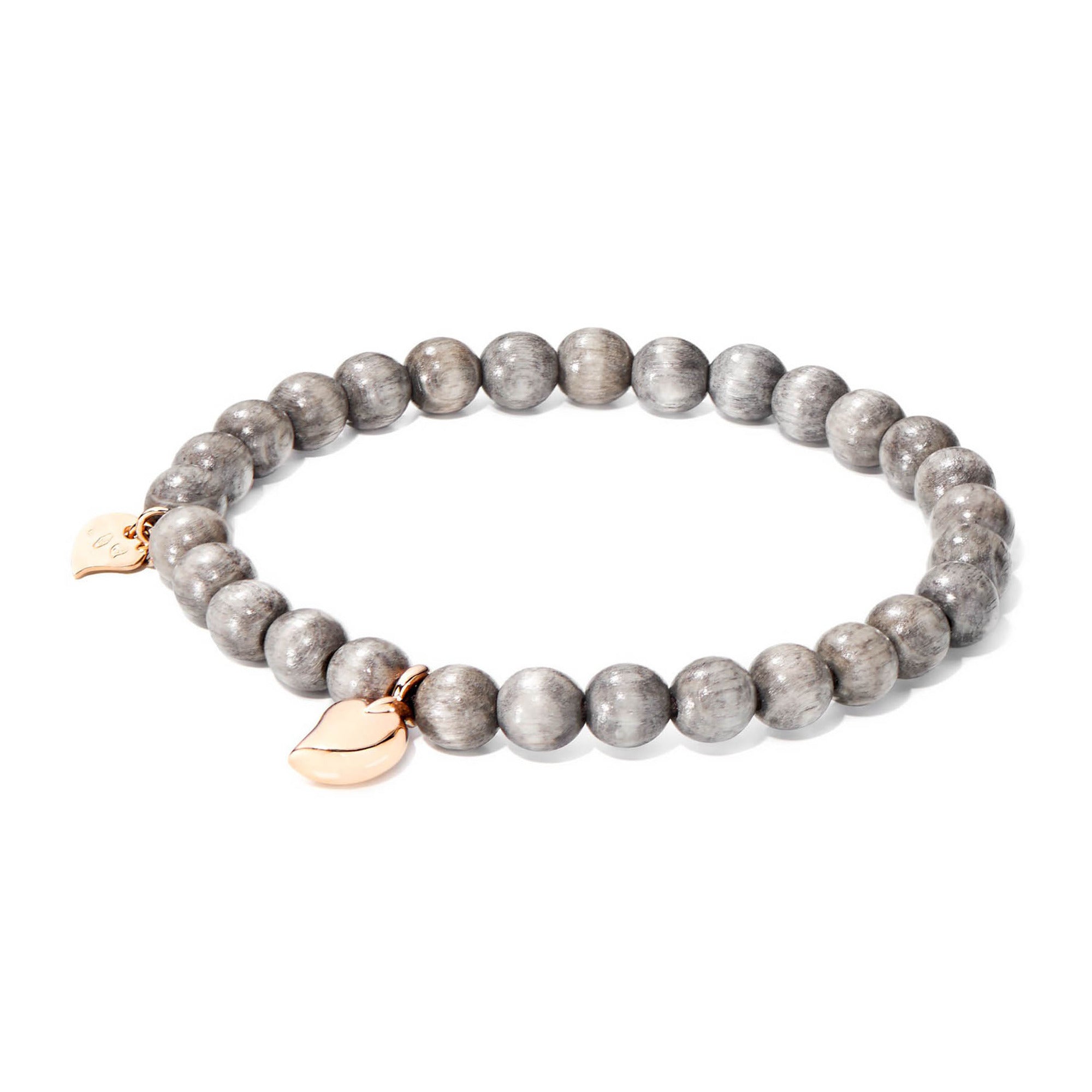 Tamara Comolli INDIA Drop Armband mit Greywood Medium (B-IND-GW-Dr-m-rg) aus Roségold