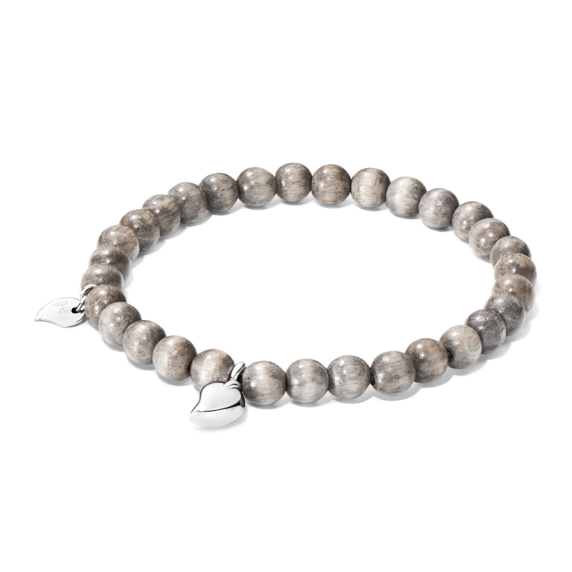 Tamara Comolli INDIA Drop Armband mit Greywood Medium (B-IND-GW-Dr-m-wg) aus Weißgold