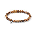 Tamara Comolli INDIA Drop Armband mit Snakewood Medium (B-IND-SW-Dr-m-wg) aus Weißgold