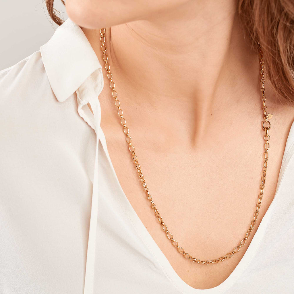 Tamara Comolli LARIAT Halskette (N-LAR-60-rg) aus Roségold