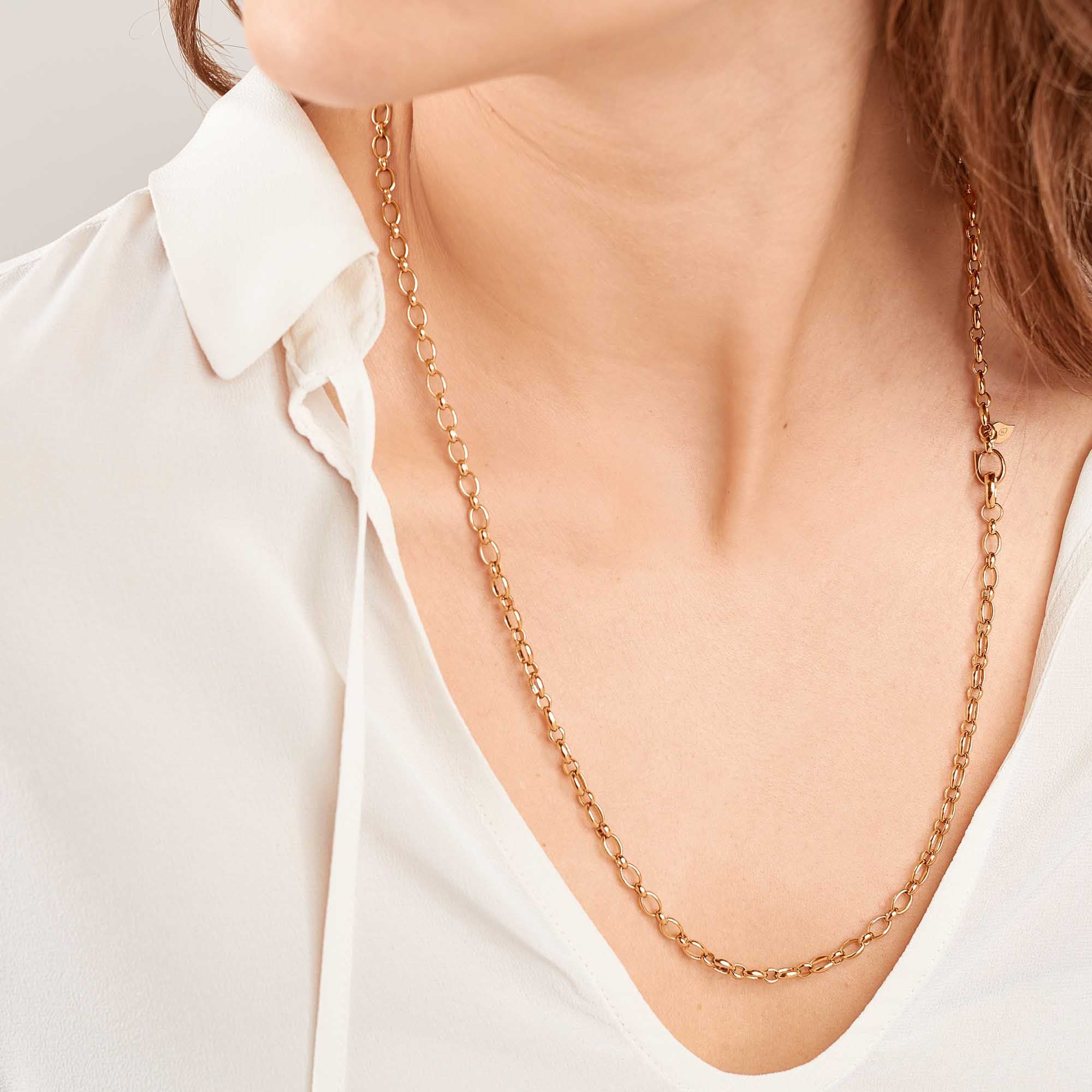 Tamara Comolli LARIAT Halskette (N-LAR-60-rg) aus Roségold