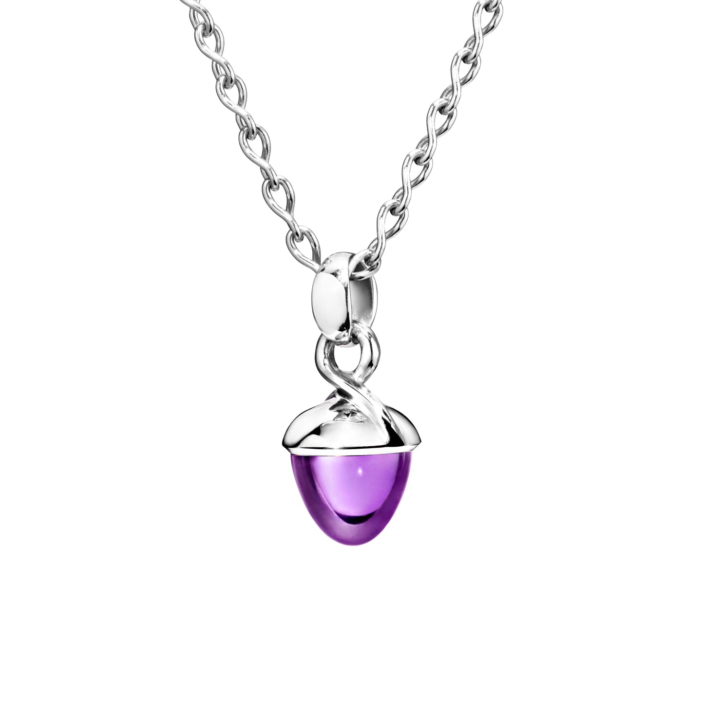 Tamara Comolli MIKADO Bouquet Anhänger mit Amethyst (P-MB-Am-wg) aus Weißgold mit Amethyst