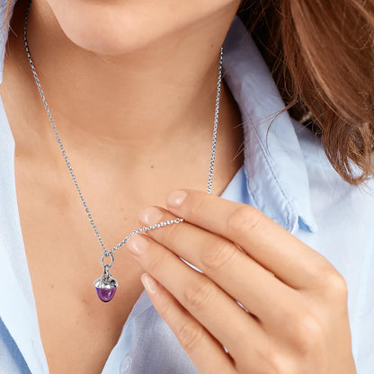 Tamara Comolli MIKADO Bouquet Anhänger mit Amethyst (P-MB-Am-wg) aus Weißgold mit Amethyst