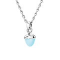 Tamara Comolli MIKADO Bouquet Anhänger mit Chalcedon (P-MB-ChAq-wg) aus Weißgold mit Chalcedon