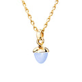 Tamara Comolli MIKADO Bouquet Anhänger mit Chalcedon (P-MB-ChBl-yg) aus Gelbgold mit Chalcedon