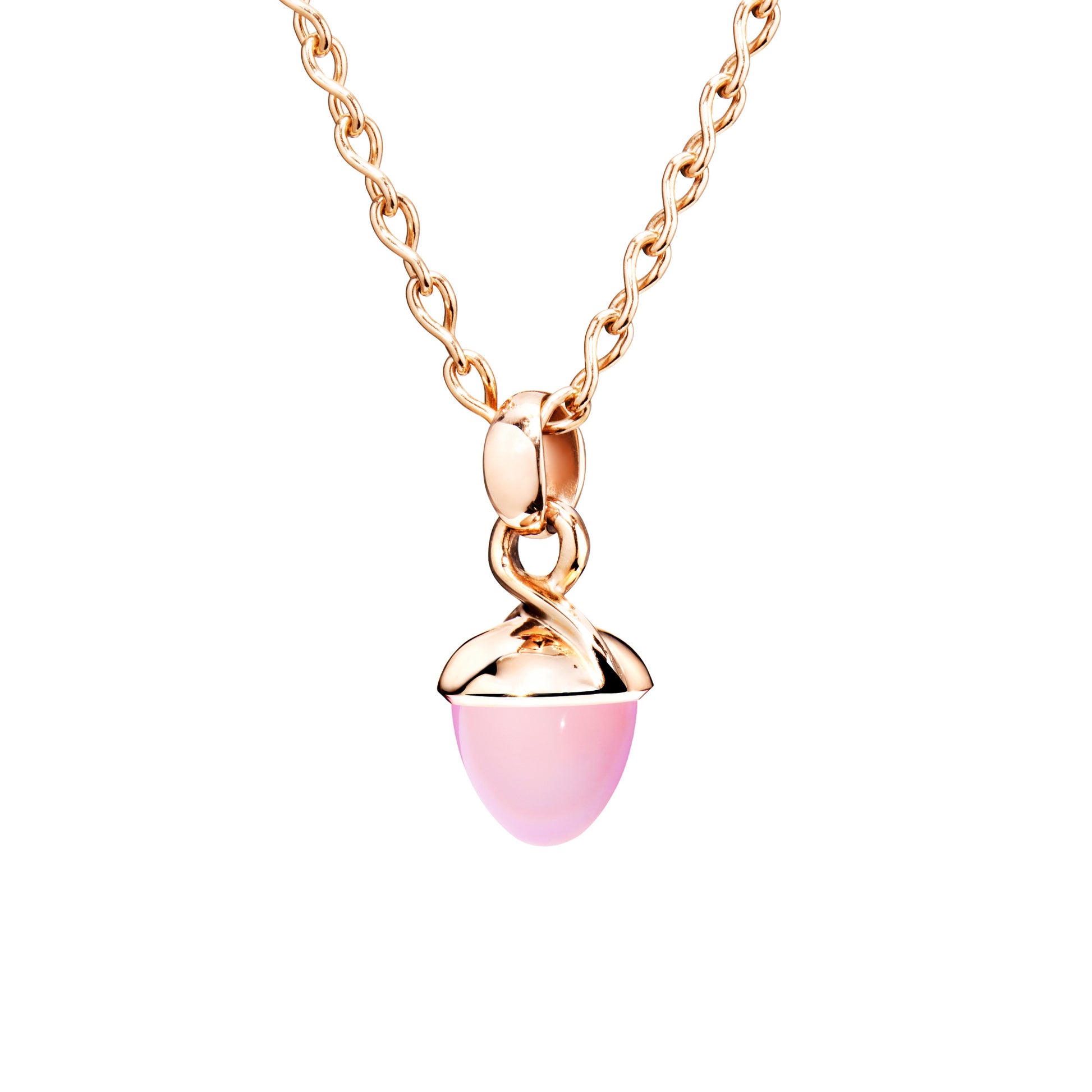 Tamara Comolli MIKADO Bouquet Anhänger mit Chalcedon (P-MB-ChPi-rg) aus Roségold mit Chalcedon