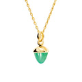 Tamara Comolli MIKADO Bouquet Anhänger mit Chrysoprase (P-MB-Chry-yg) aus Gelbgold mit Chrysopras