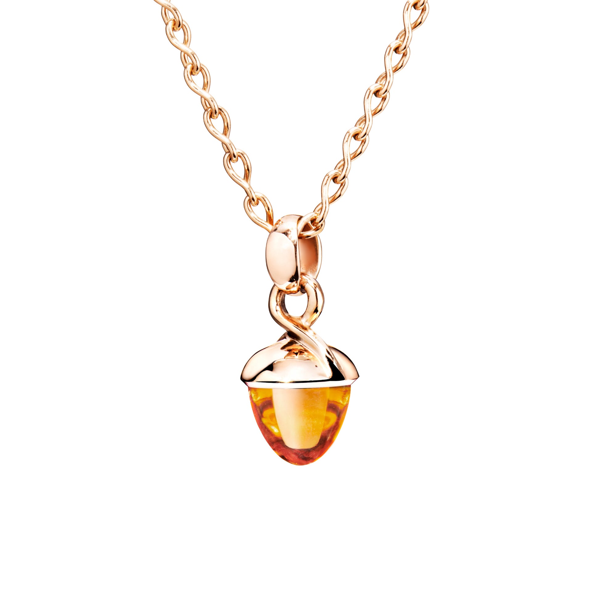 Tamara Comolli MIKADO Bouquet Anhänger mit Citrin (P-MB-Cit-rg) aus Roségold mit Citrin