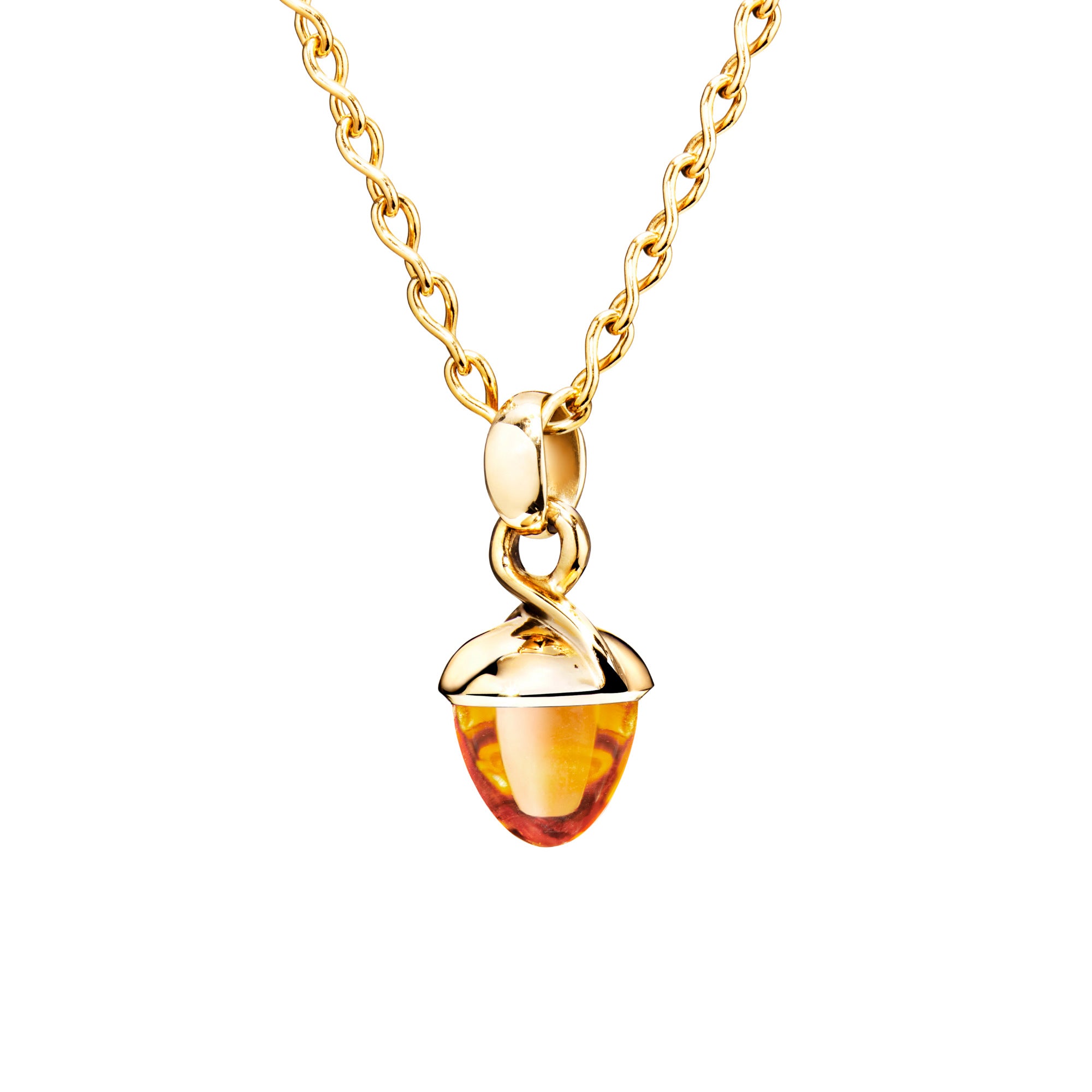 Tamara Comolli MIKADO Bouquet Anhänger mit Citrin (P-MB-Cit-yg) aus Gelbgold mit Citrin