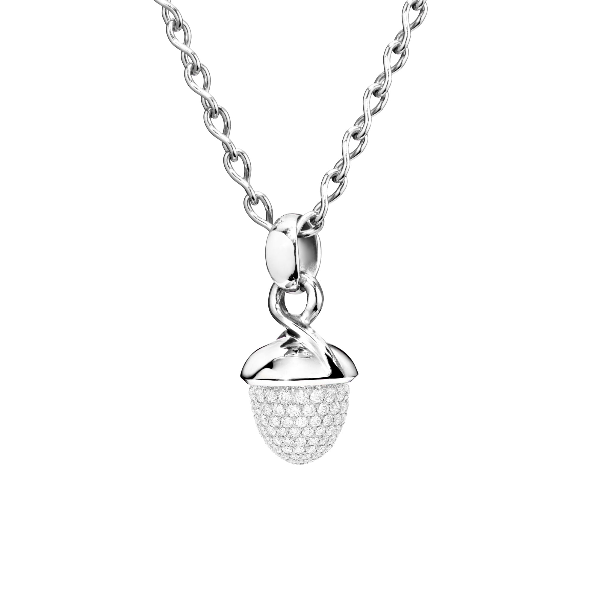 Tamara Comolli MIKADO Bouquet Anhänger mit Diamant-Pavé (P-MB-p-wg) aus Weißgold mit Diamant