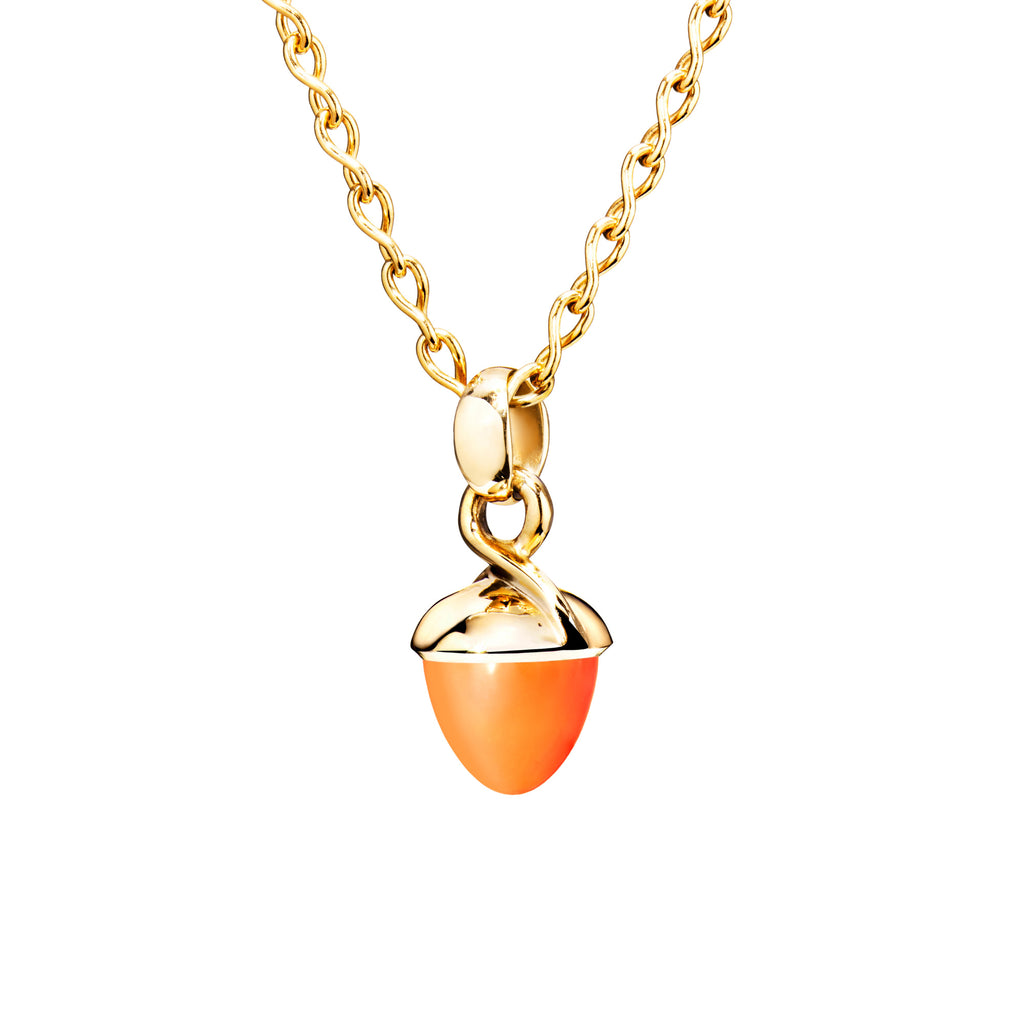 Tamara Comolli MIKADO Bouquet Anhänger mit Karneol (P-MB-Carn-yg) aus Gelbgold mit Karneol